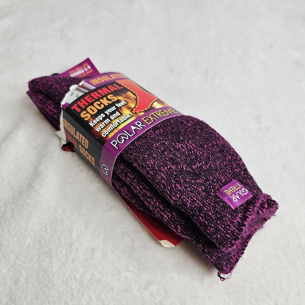 1 Pair Women Polar Extreme Thermal Socks 5-9
